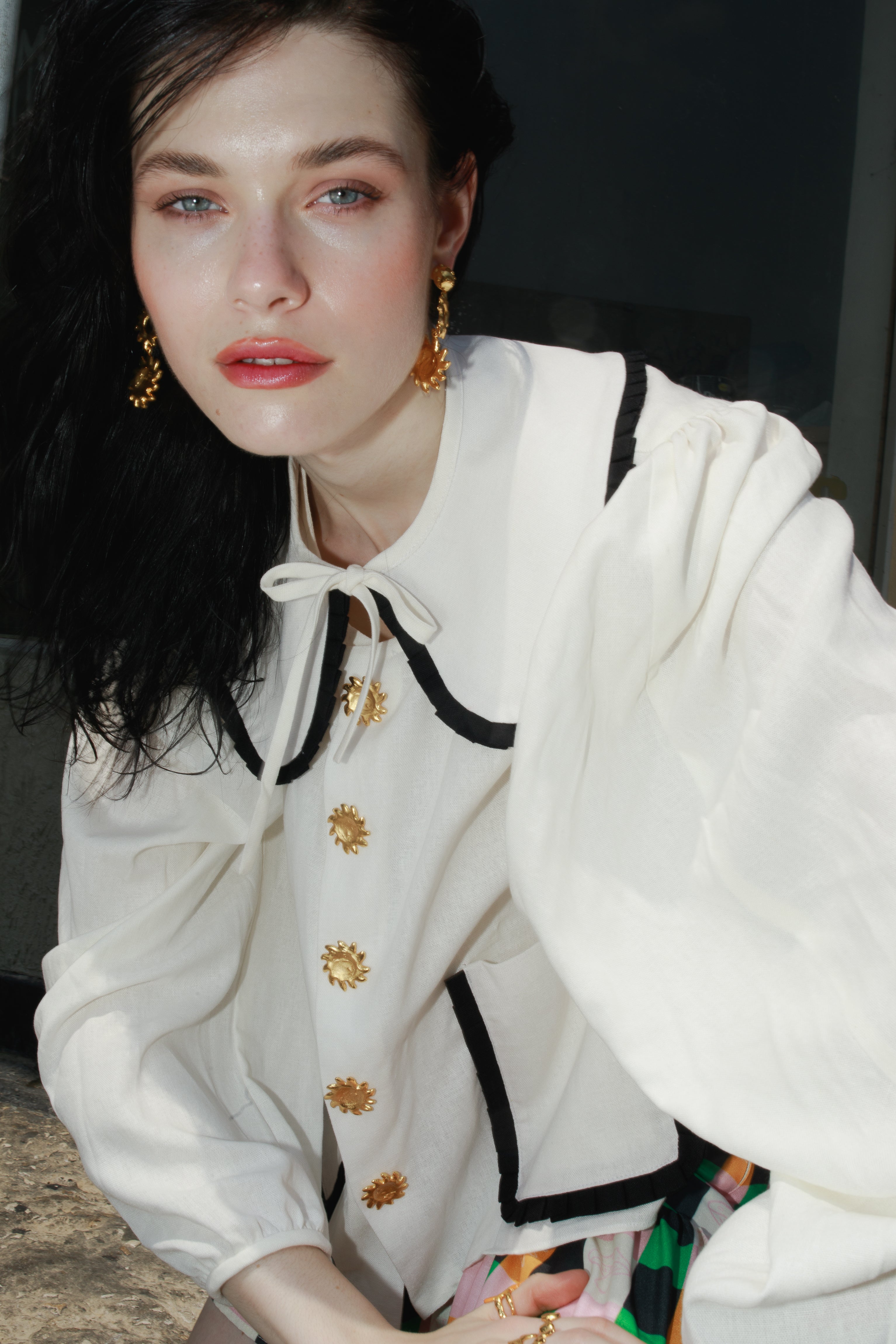 FLOR DE SOL SHIRT (IVORY)