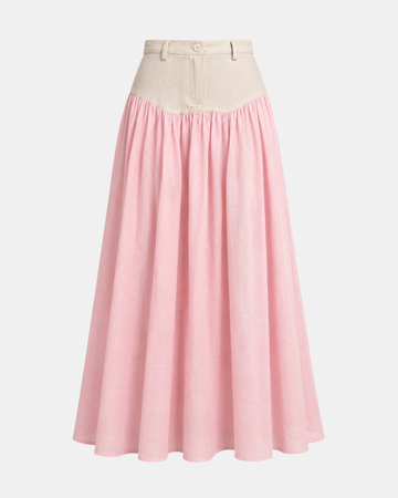 SAND STRIPE SKIRT