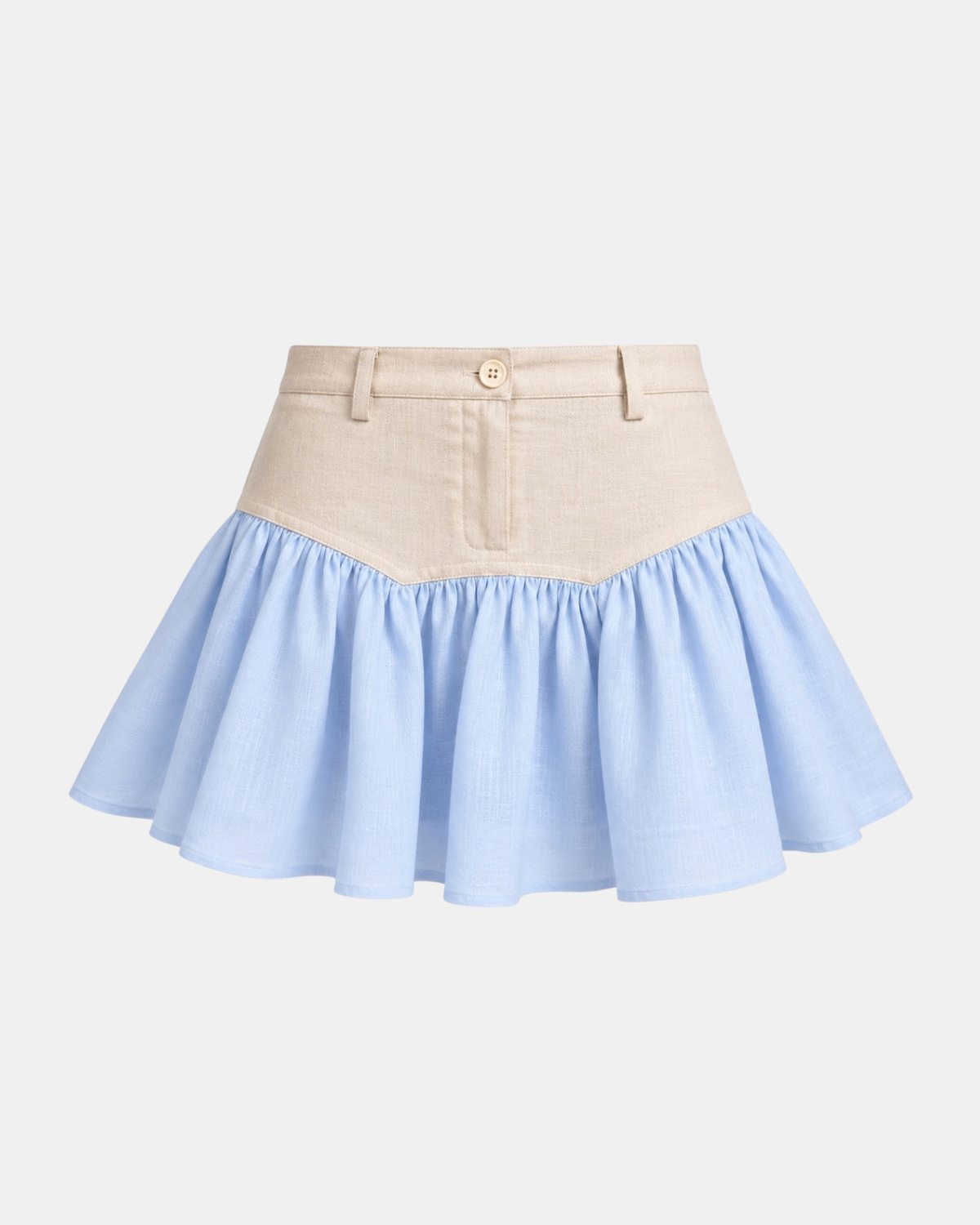 SAND STRIPE MINISKIRT