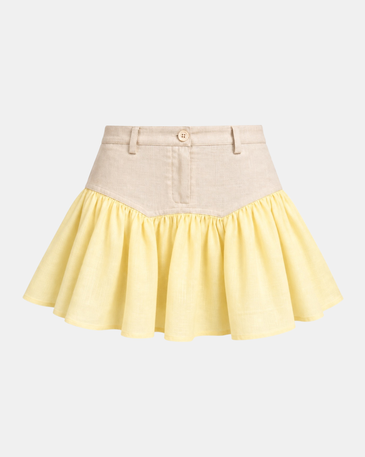 SAND STRIPE MINISKIRT