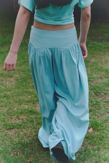 AGUAMARINA, RELAJADO, YOGA, PANTALON