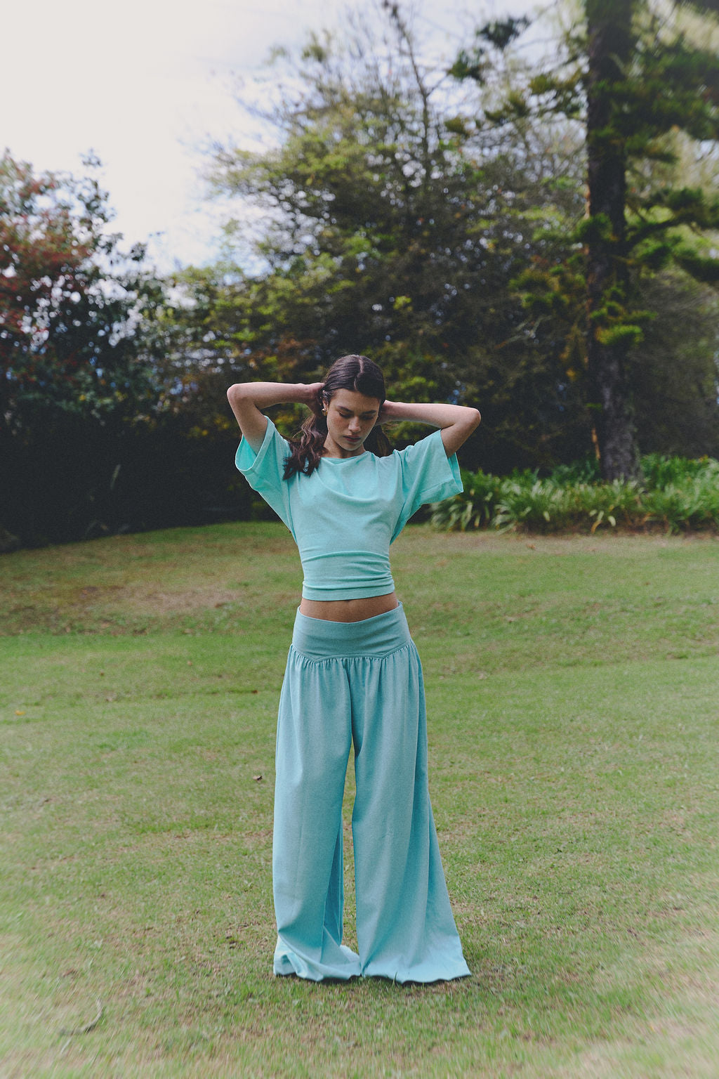 AGUAMARINA, RELAJADO, YOGA, PANTALON