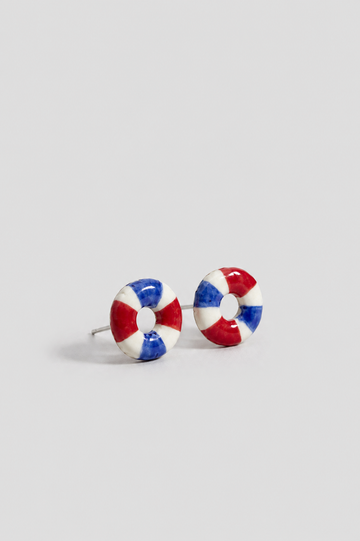 Earrings Flotador Navy