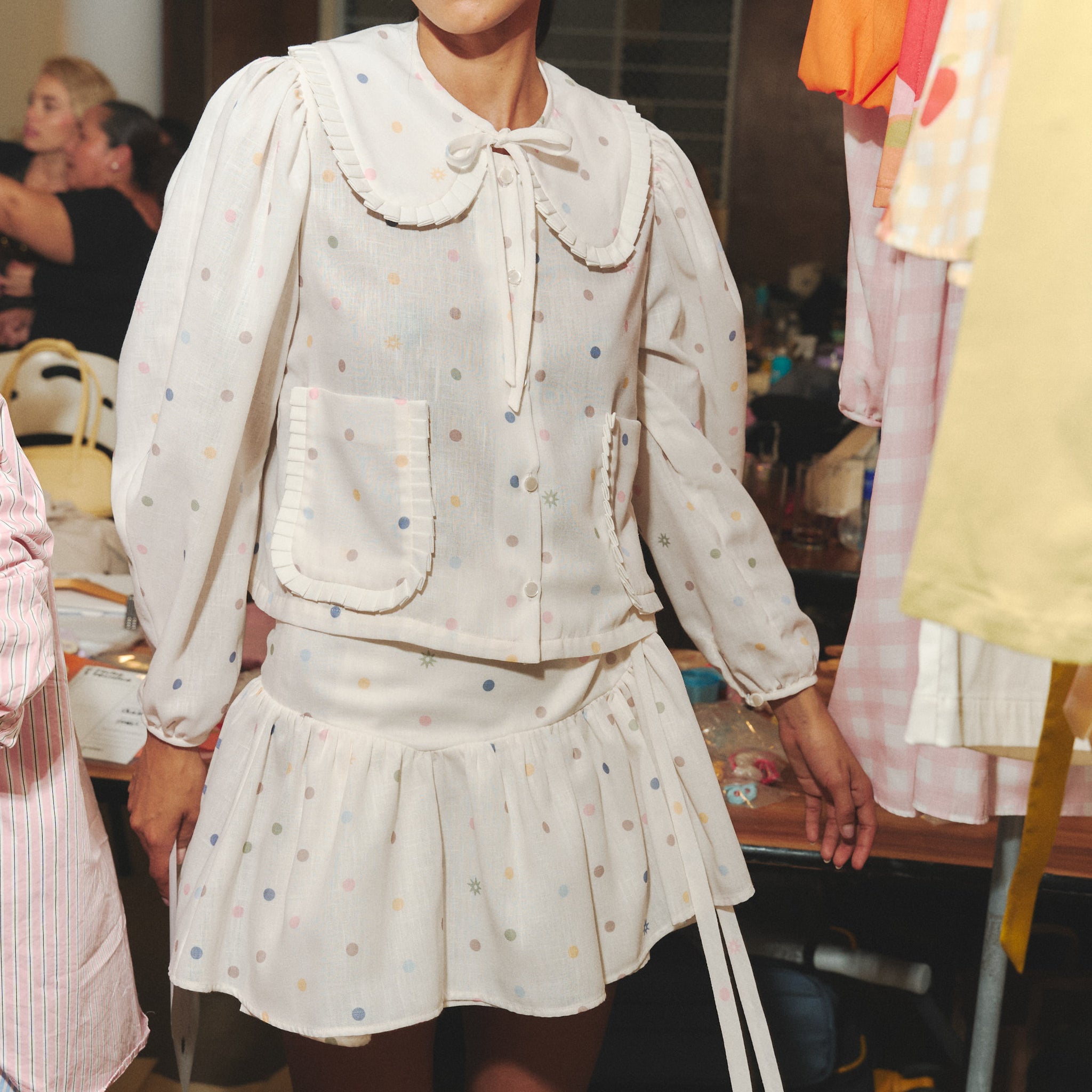 CONFETTI WRAP SKIRT