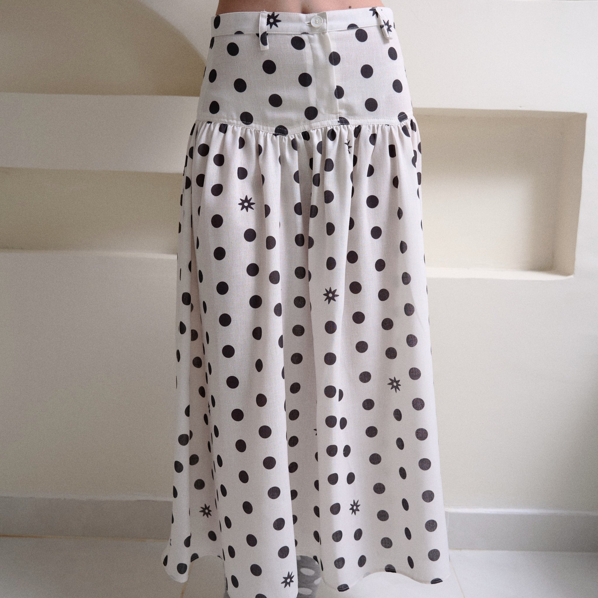 DOTTIE MAXI SKIRT