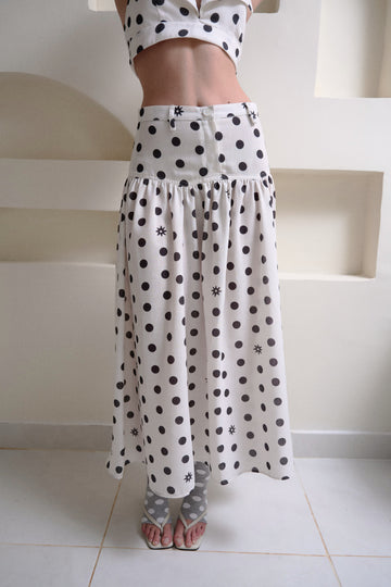 DOTTIE MAXI SKIRT