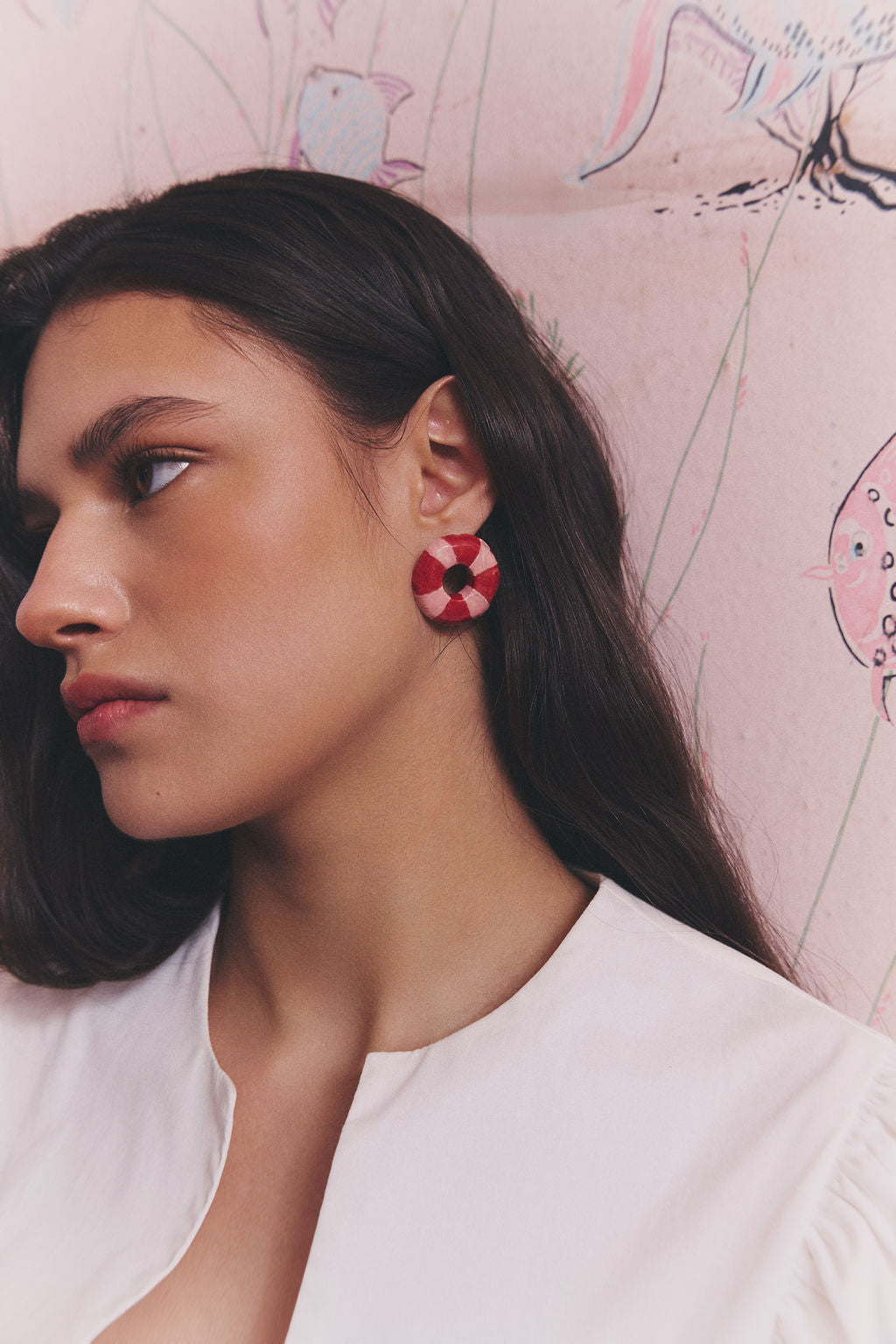 Earrings Flotador Cherry