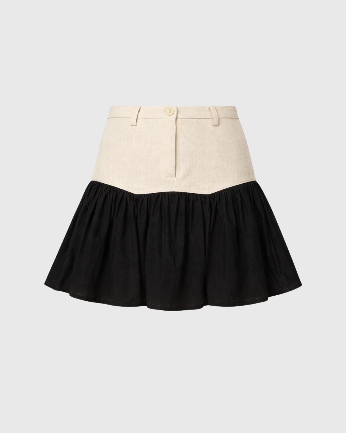 SAND STRIPE MINI SKIRT (NIGHT)